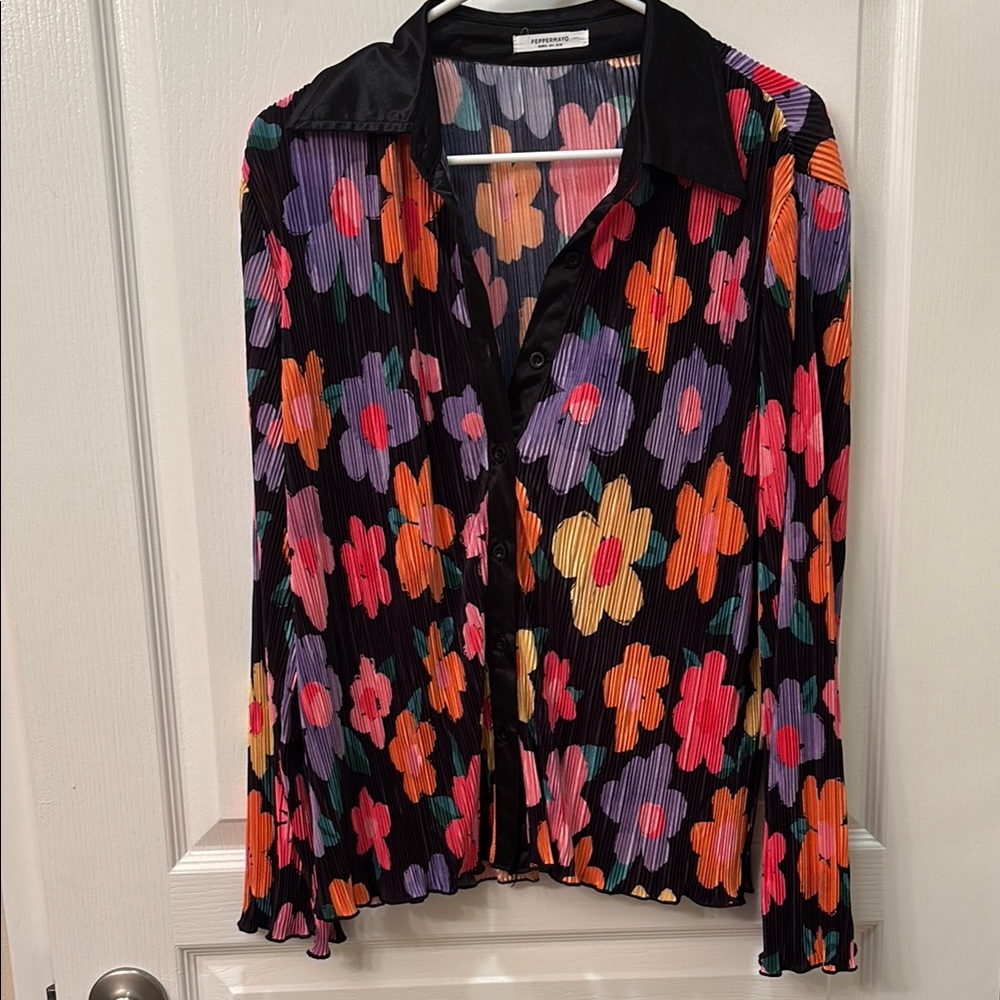 Peppermayo Multicolor Floral Blouse